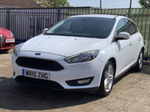 2015 Ford Focus 1.6 Tdci Zetec in White — image 3