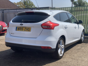2015 Ford Focus 1.6 Tdci Zetec in White — image 4