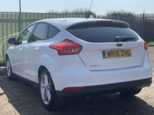 2015 Ford Focus 1.6 Tdci Zetec in White — image 6