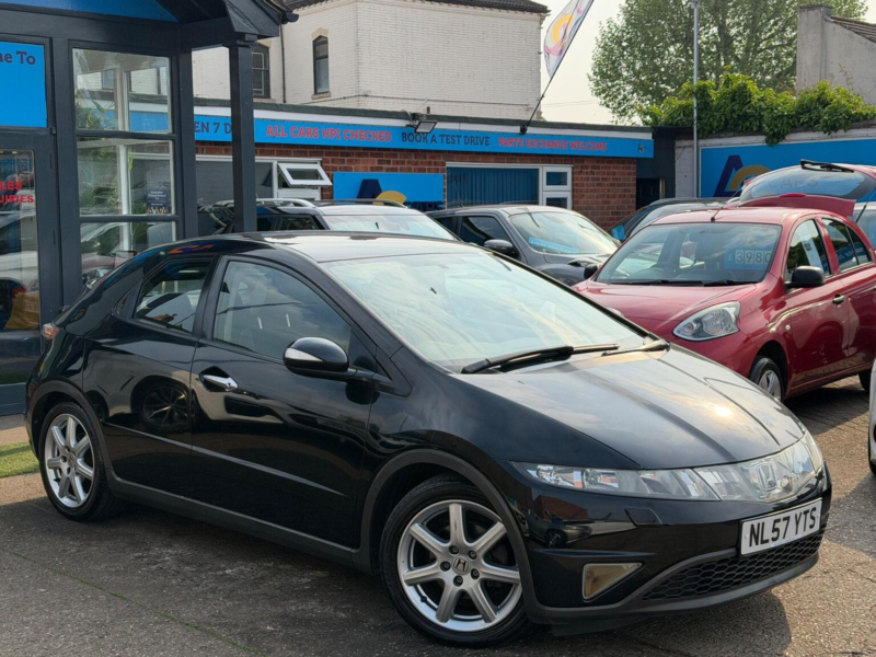 2007 Honda Civic 1.8 I-Vtec Sport 5dr in Black — image 1