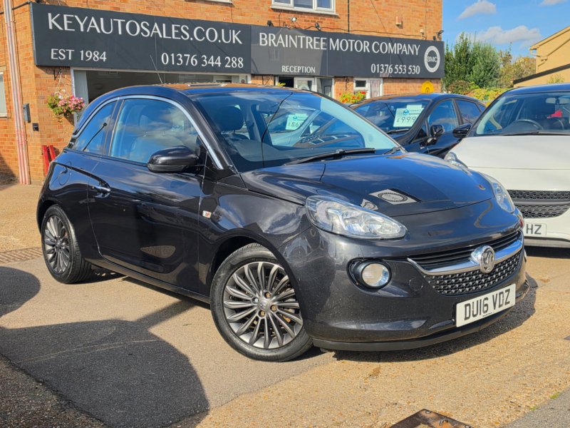 2016 Vauxhall Adam 1.4i Glam Hatchback 3dr Petrol Manual Euro 6 (87 Ps) in Black — image 1