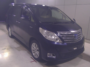 2012 Toyota Alphard 4WD Hybrid X in Blue — image 2