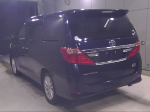 2012 Toyota Alphard 4WD Hybrid X in Blue — image 4