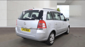 2013 Vauxhall Zafira 1.6 16v Exclusiv Euro 5 5dr in Silver — image 6
