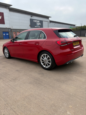 2020 Mercedes-Benz A Class 1.3 A180 Sport (executive) Hatchback 5dr Petrol Manual Euro 6 (s/s) (136 Ps) in Red — image 3
