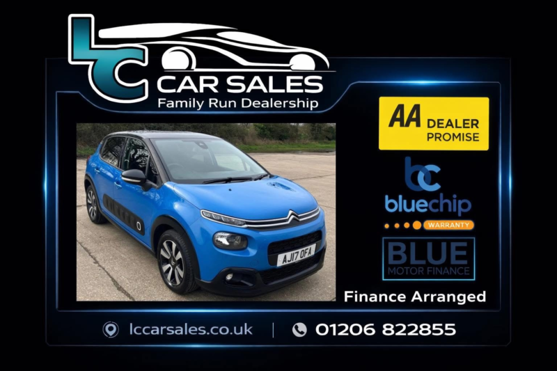 2017 Citroen C3 1.6 Bluehdi Flair in Blue — image 1