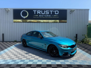 2018 BMW 4 Series 2.0 420i Gpf M Sport Euro 6 (s/s) 2dr in Blue — image 3