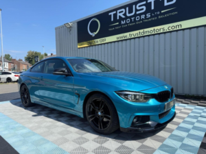 2018 BMW 4 Series 2.0 420i Gpf M Sport Euro 6 (s/s) 2dr in Blue — image 4