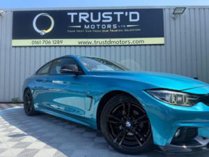 2018 BMW 4 Series 2.0 420i Gpf M Sport Euro 6 (s/s) 2dr in Blue — image 5