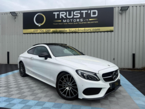 2018 Mercedes-Benz C Class 2.1 C250d Amg Line (premium Plus) G-Tronic+ Euro 6 (s/s) 2dr in White — image 3
