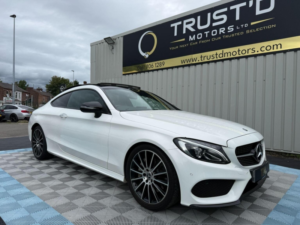 2018 Mercedes-Benz C Class 2.1 C250d Amg Line (premium Plus) G-Tronic+ Euro 6 (s/s) 2dr in White — image 4