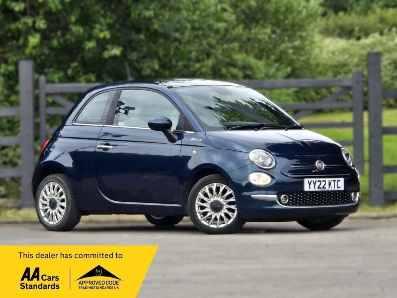 2022 Fiat 500 Mhev Dolcevita Hatchback 1.0 Manual Petrol in Blue — image 1