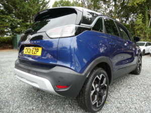 2021 Vauxhall Crossland 1.2 Turbo Elite SUV 5dr Petrol Manual Euro 6 (s/s) (110 Ps) in Blue — image 3