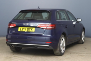2017 Audi A3 1.4 Tfsi Cod Sport Sportback Euro 6 (s/s) 5dr in Blue — image 4