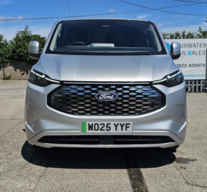 2025 Ford E-Transit Custom 320 65kwh Limited Auto L1 H1 5dr in Silver — image 2