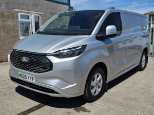 2025 Ford E-Transit Custom 320 65kwh Limited Auto L1 H1 5dr in Silver — image 6