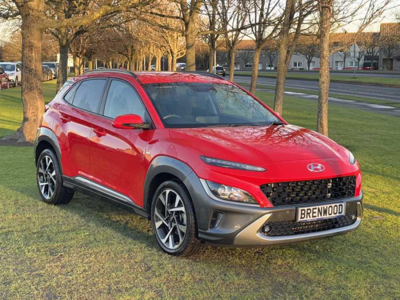 2021 Hyundai Kona 1.0 T-Gdi Mhev Premium SUV 5dr Petrol Hybrid Manual Euro 6 (s/s) (120 Ps) in Red — image 1