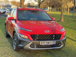 2021 Hyundai Kona 1.0 T-Gdi Mhev Premium SUV 5dr Petrol Hybrid Manual Euro 6 (s/s) (120 Ps) in Red — image 2