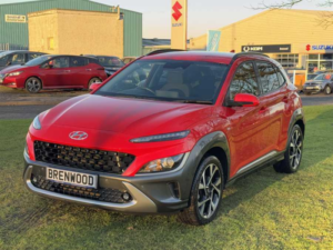 2021 Hyundai Kona 1.0 T-Gdi Mhev Premium SUV 5dr Petrol Hybrid Manual Euro 6 (s/s) (120 Ps) in Red — image 4
