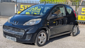2009 Peugeot 107 1.0 12v Verve Hatchback 3dr Petrol Manual Euro 4 (68 Ps) in Black — image 3