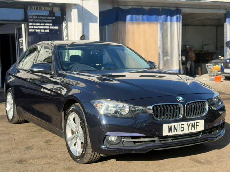 2016 BMW 3 Series 2.0 330e 7.6kwh Sport Auto Euro 6 (s/s) 4dr in Blue — image 1