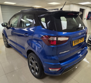 2019 Ford Ecosport 1.0t Ecoboost Gpf St-Line SUV 5dr Petrol Manual Euro 6 (s/s) (100 Ps) in Blue — image 3