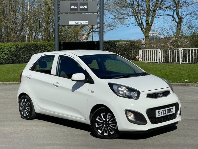 2013 Kia Picanto 1.0 1 Euro 5 5dr in White — image 1
