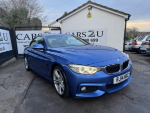 2014 BMW 4 Series 2.0 428i M Sport Convertible in Blue — image 3