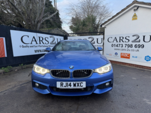 2014 BMW 4 Series 2.0 428i M Sport Convertible in Blue — image 4