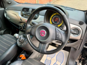 2009 Fiat 500 1.2 Bydiesel Euro 5 3dr in Black — image 5