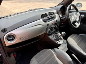 2009 Fiat 500 1.2 Bydiesel Euro 5 3dr in Black — image 6