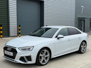 2021 Audi A4 2.0 Tdi 35 S Line S Tronic Euro 6 (s/s) 4dr in White — image 4