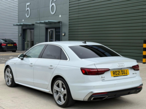 2021 Audi A4 2.0 Tdi 35 S Line S Tronic Euro 6 (s/s) 4dr in White — image 5
