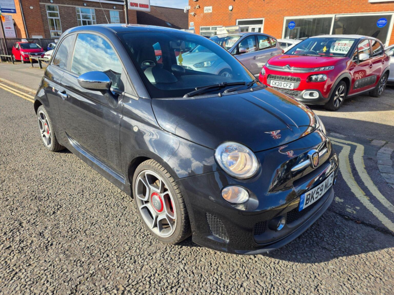 2009 Abarth 500 1.4 T-Jet Euro 5 3dr in Black — image 1