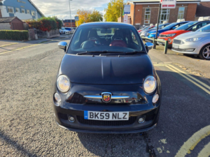 2009 Abarth 500 1.4 T-Jet Euro 5 3dr in Black — image 2