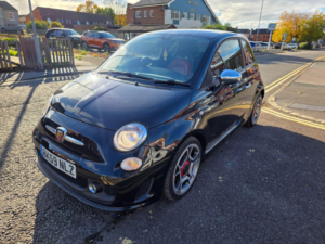 2009 Abarth 500 1.4 T-Jet Euro 5 3dr in Black — image 3