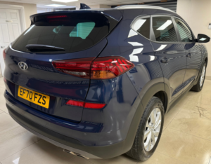 2020 Hyundai Tucson 1.6 Crdi Mhev Se Nav SUV 5dr Diesel Hybrid Manual Euro 6 (s/s) (115 Ps) in Blue — image 4