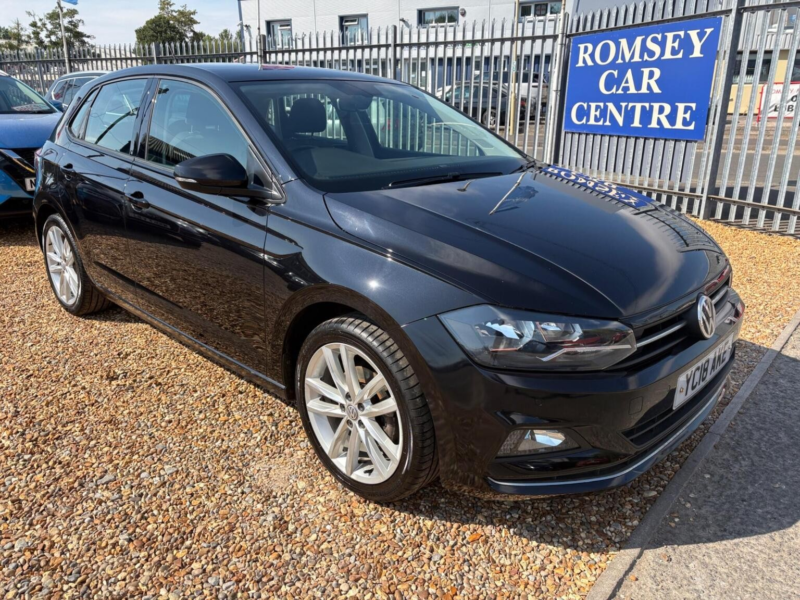 2018 Volkswagen Polo 1.0 Tsi Sel Euro 6 (s/s) 5dr in Black — image 1