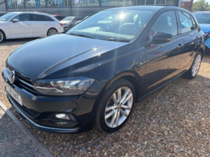 2018 Volkswagen Polo 1.0 Tsi Sel Euro 6 (s/s) 5dr in Black — image 3