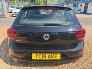 2018 Volkswagen Polo 1.0 Tsi Sel Euro 6 (s/s) 5dr in Black — image 6