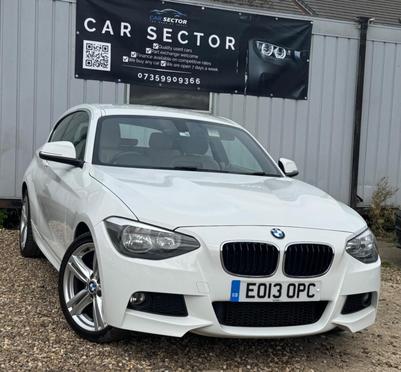 2013 BMW 1 Series 1.6 118i M Sport Auto Euro 5 (s/s) 3dr in White — image 1