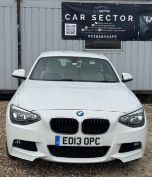 2013 BMW 1 Series 1.6 118i M Sport Auto Euro 5 (s/s) 3dr in White — image 2
