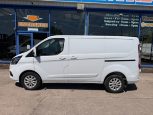 2023 Ford Transit Custom 2.0 300 Ecoblue Limited Panel Van 5dr Diesel Manual L1 H1 Euro 6 130 Ps in White — image 3