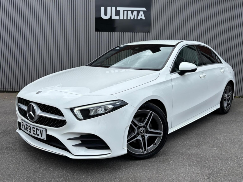 2019 Mercedes-Benz A Class 1.5 A180d Amg Line 7g-Dct Euro 6 (s/s) 4dr in White — image 1