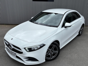 2019 Mercedes-Benz A Class 1.5 A180d Amg Line 7g-Dct Euro 6 (s/s) 4dr in White — image 2