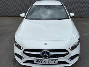 2019 Mercedes-Benz A Class 1.5 A180d Amg Line 7g-Dct Euro 6 (s/s) 4dr in White — image 4
