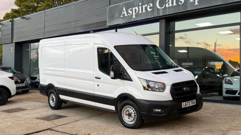 2023 Ford Transit 2.0 350 Ecoblue Leader Fwd L3 H2 Euro 6 (s/s) 5dr in White — image 1