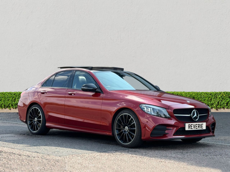 2021 Mercedes-Benz C Class 2.0 C220d Amg Line (premium Plus) Saloon 4dr Diesel G-Tronic+ Euro 6 (s/s) (194 Ps) in Red — image 1