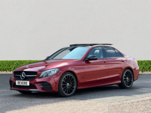2021 Mercedes-Benz C Class 2.0 C220d Amg Line (premium Plus) Saloon 4dr Diesel G-Tronic+ Euro 6 (s/s) (194 Ps) in Red — image 3