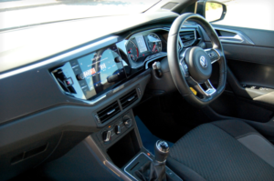 2020 Volkswagen Polo 1.0 Tsi R-Line 5-Door - Fsh - 16inch Alloys, P. Sensors, Apple Carplay - 66k - Deep Black in Black — image 3